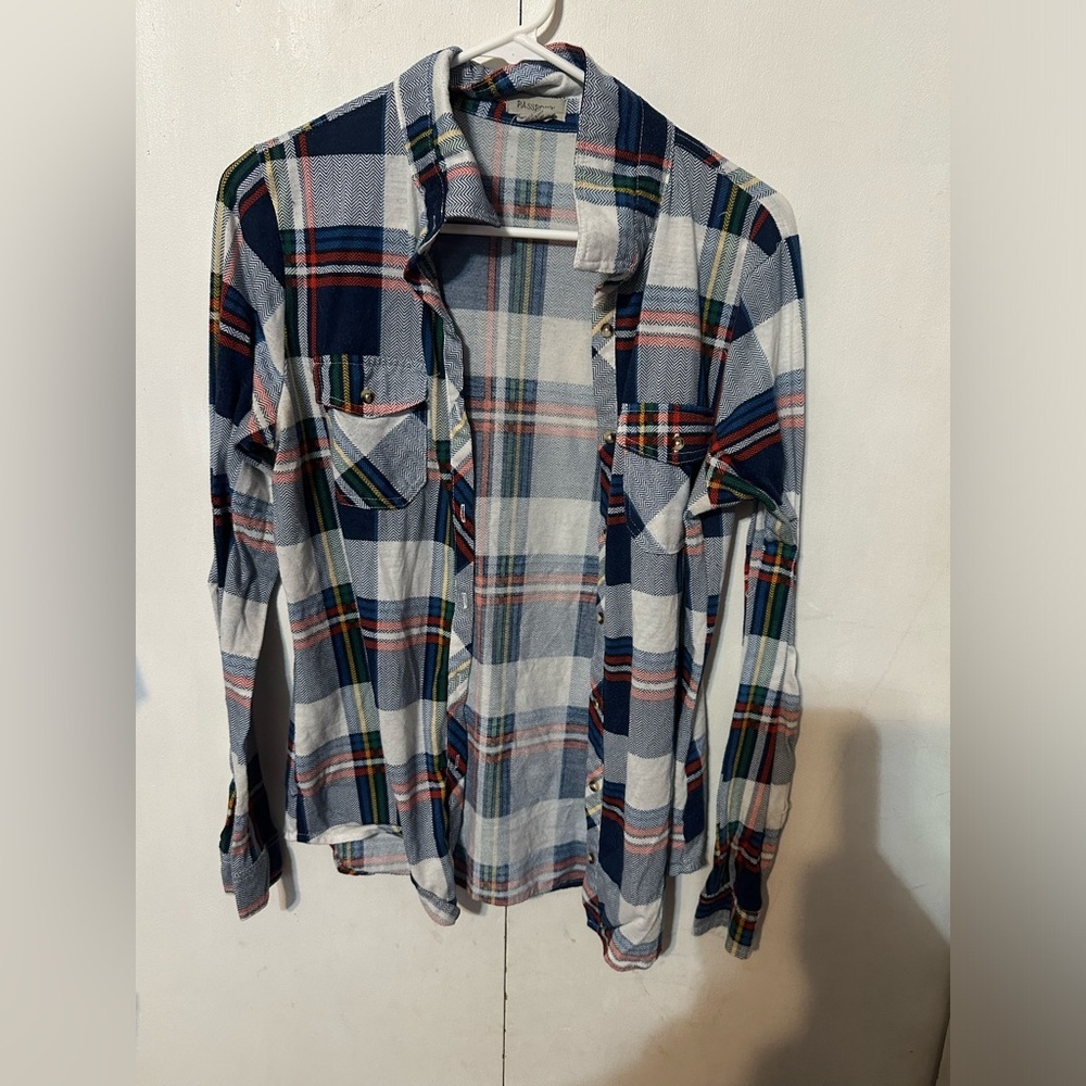 Passport size Large Button Down Top